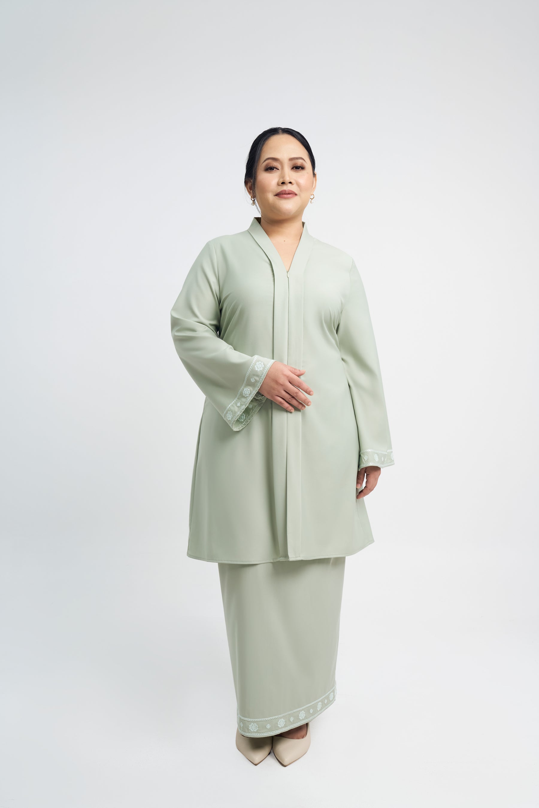 Patawali Baju Kebaya - Mint Green