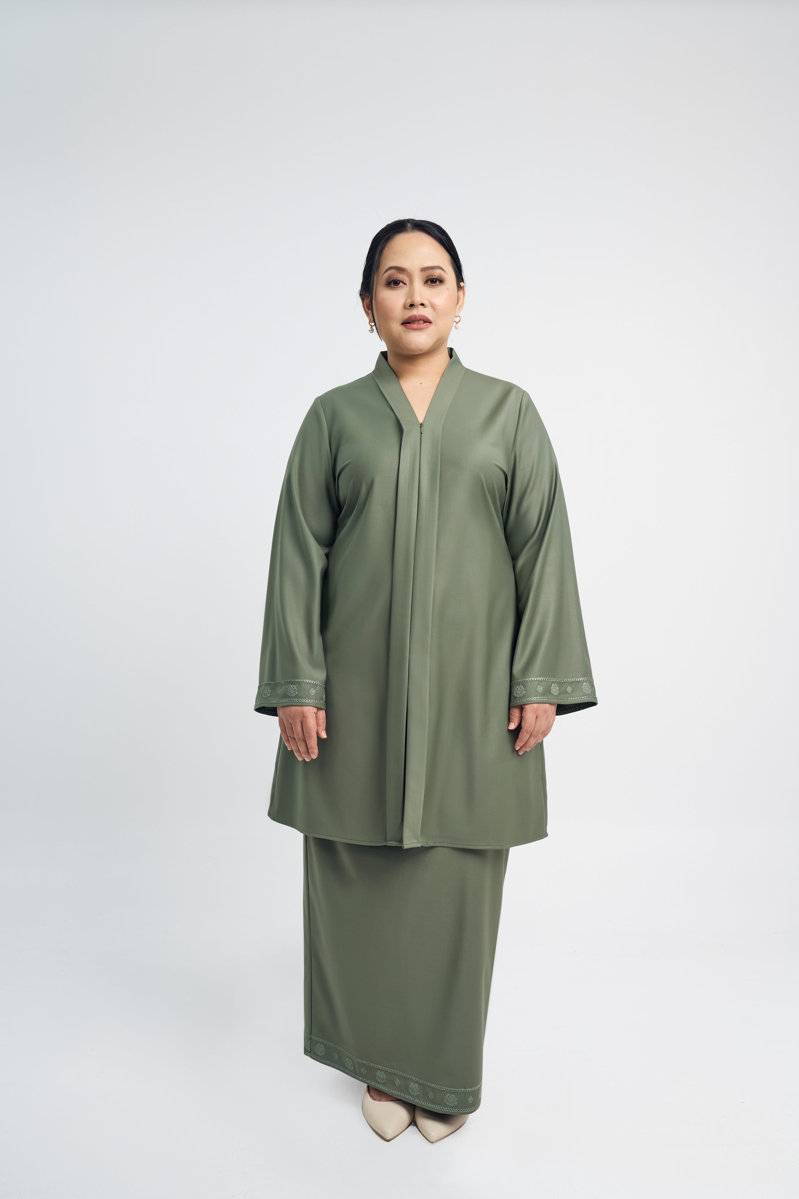 Patawali Baju Kebaya - Pickle Green