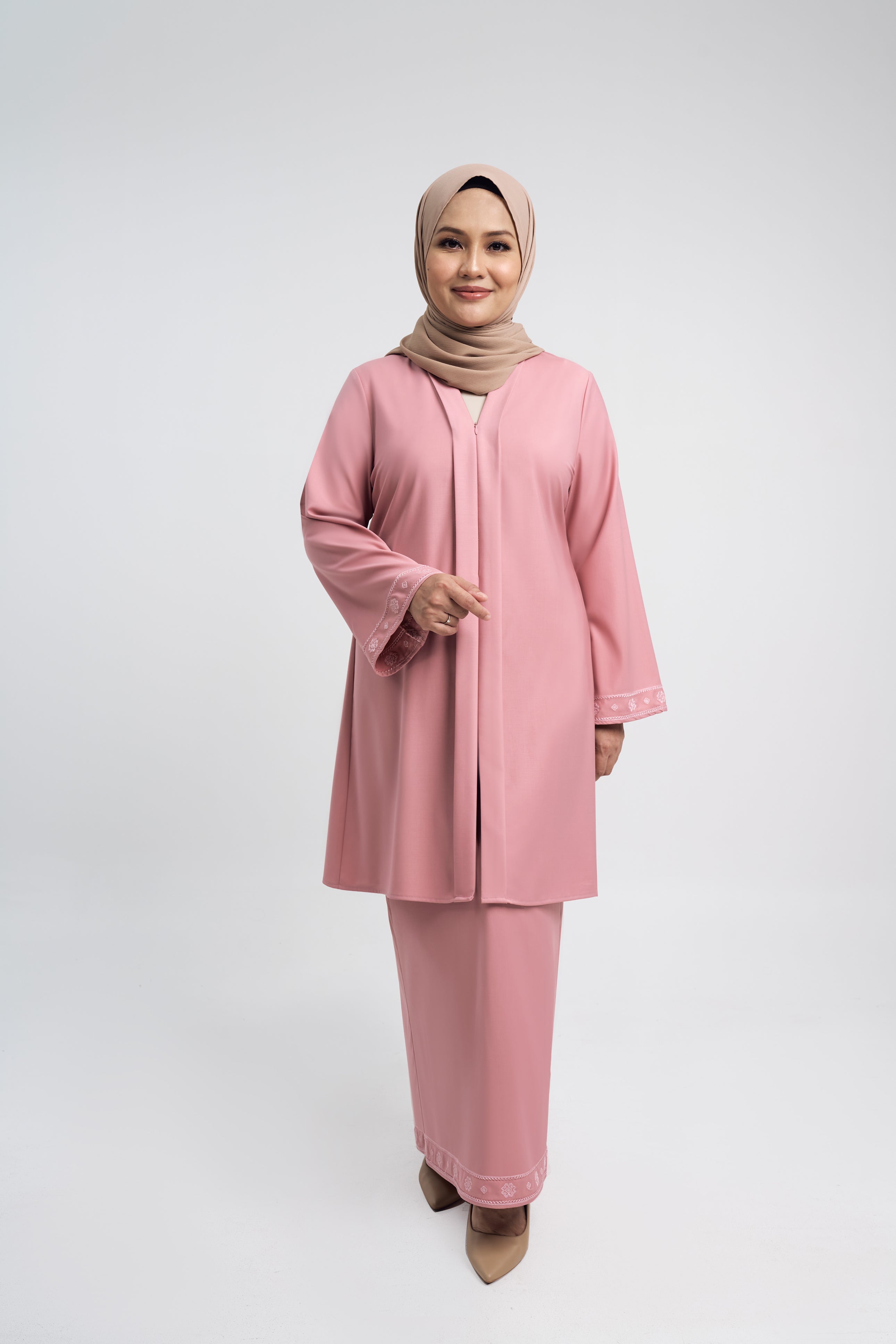 Patawali Baju Kebaya - Dusty Pink