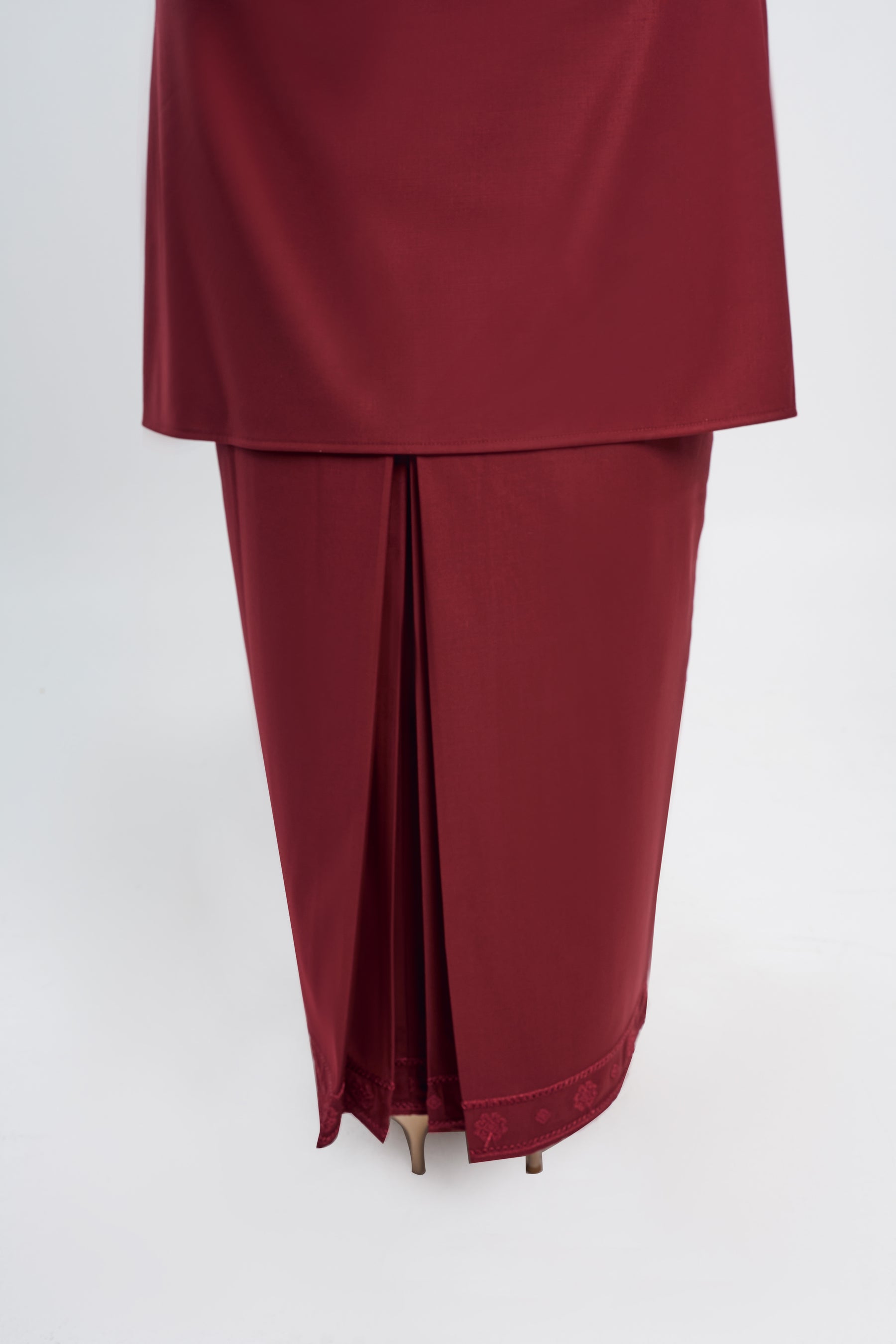 Patawali Baju Kebaya - Mahogany Red