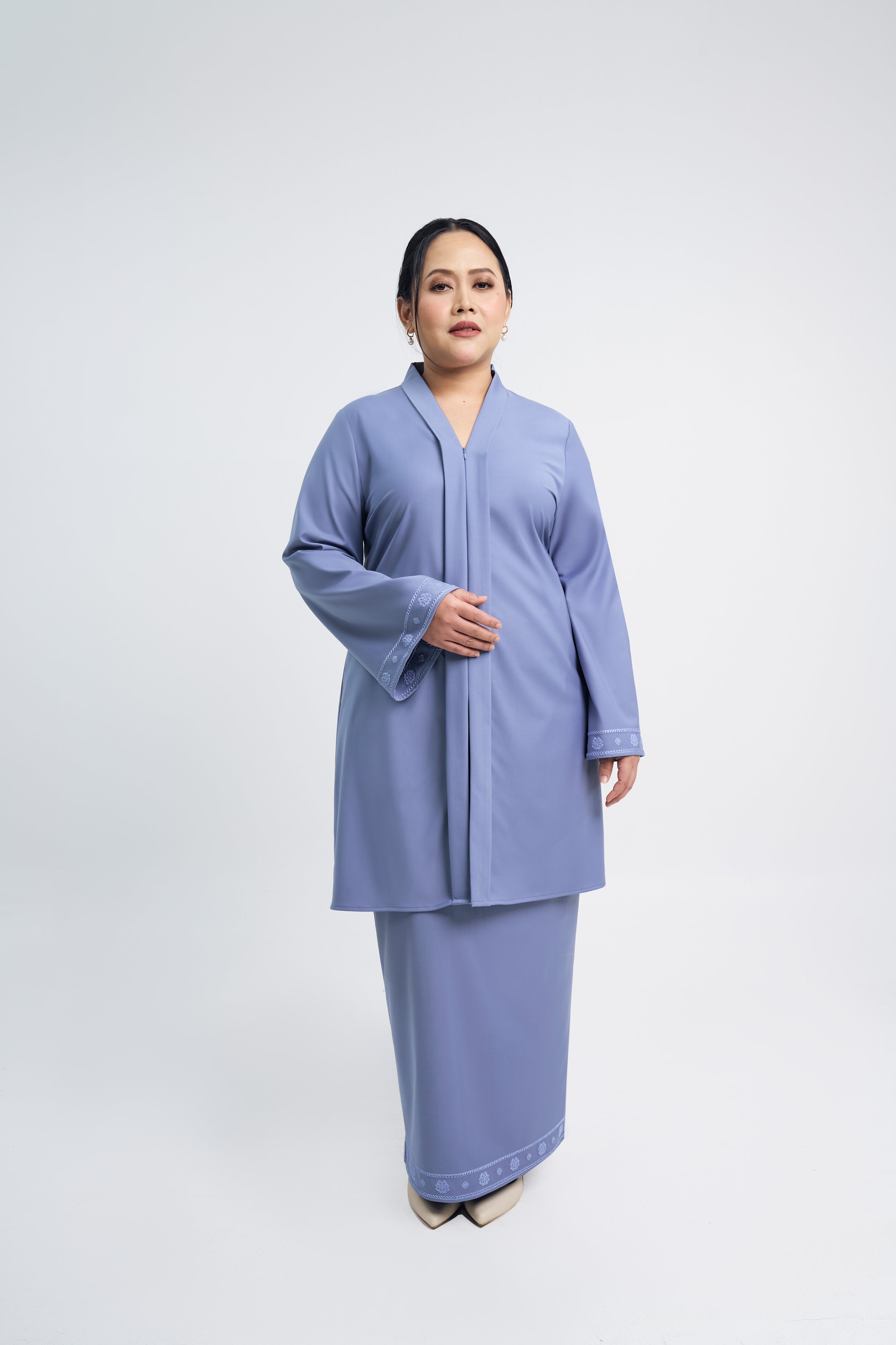Patawali Baju Kebaya - Stone Blue