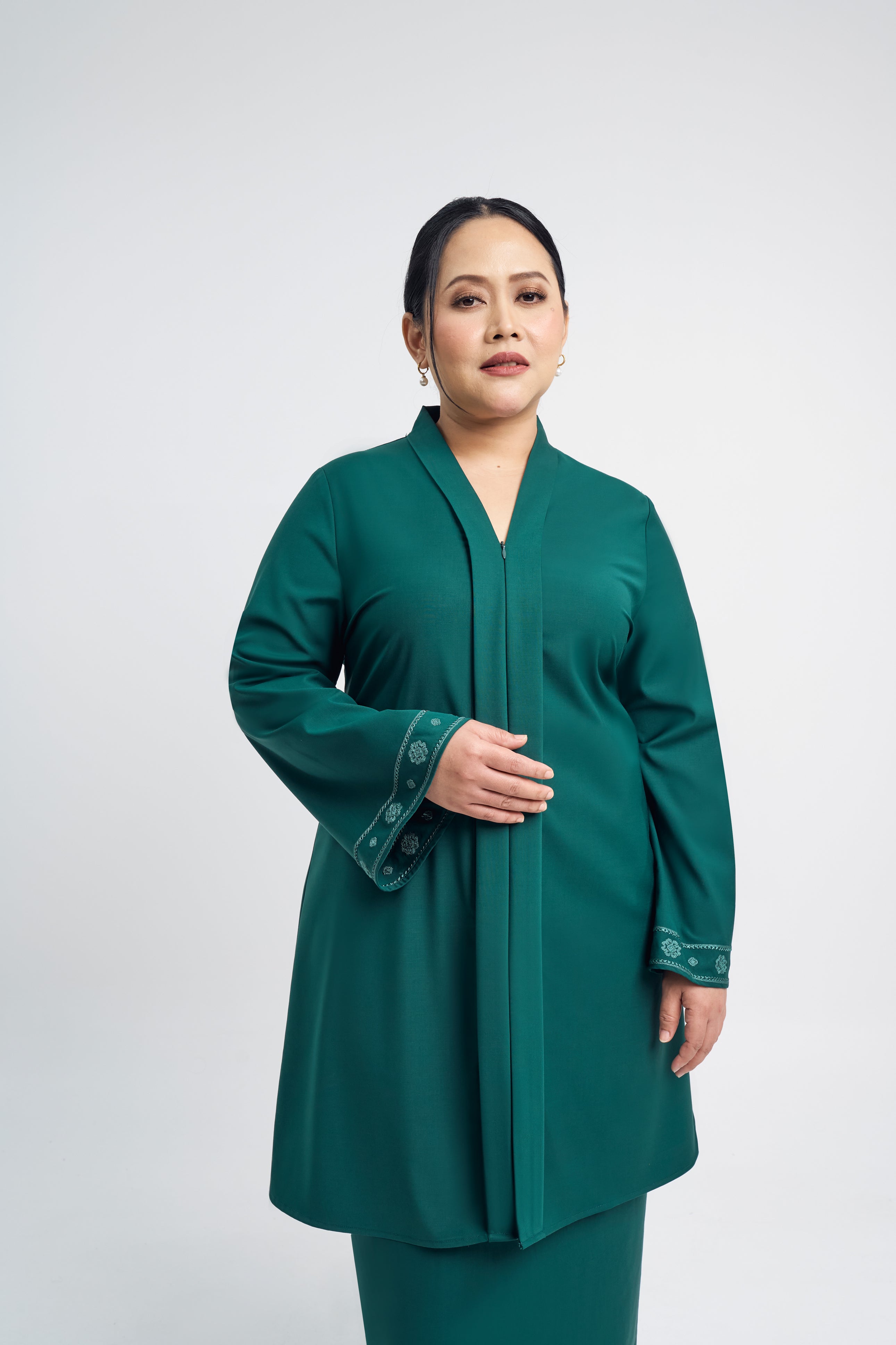 Patawali Baju Kebaya - Emerald Green