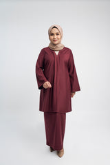 Patawali Baju Kebaya - Burgundy Red