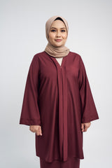 Patawali Baju Kebaya - Burgundy Red