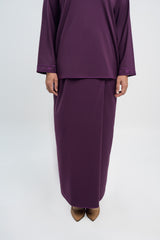 Patawali Baju Kurung - Dark Purple