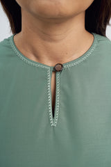 Patawali Baju Kurung - Grass Green