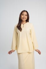 Patawali Baju Kurung - Kuning Langsat