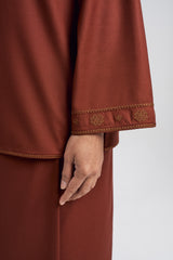 Patawali Baju Kurung - Bean Brown