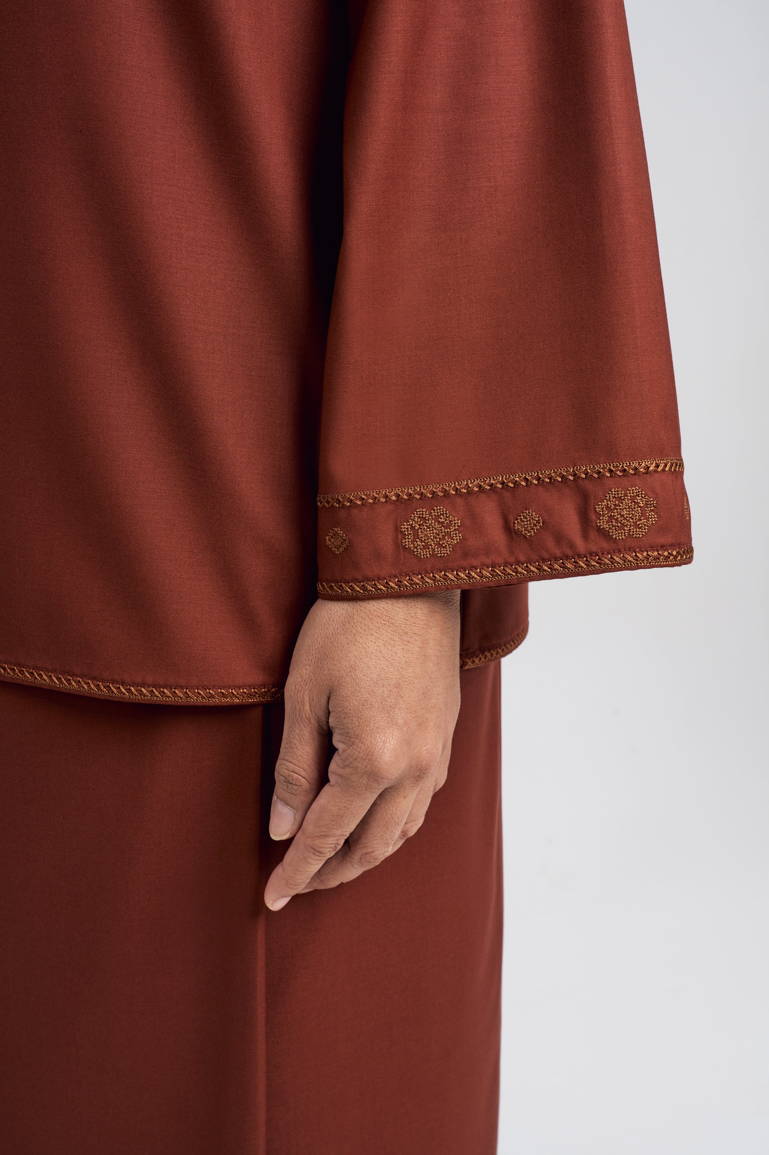 Patawali Baju Kurung - Bean Brown