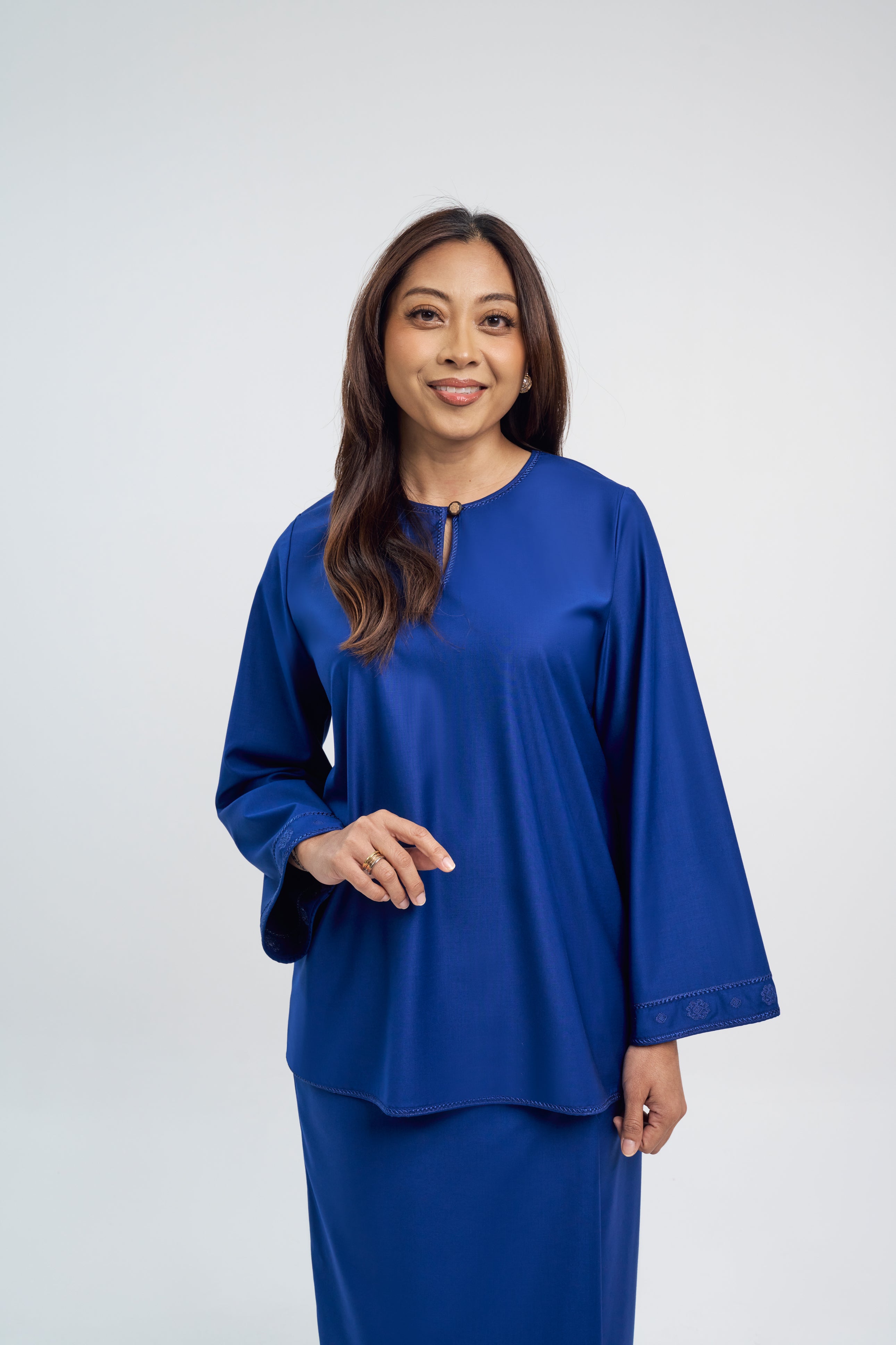 Patawali Baju Kurung - Royal Blue