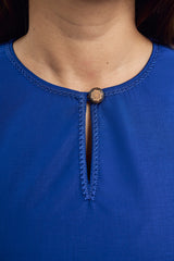 Patawali Baju Kurung - Royal Blue