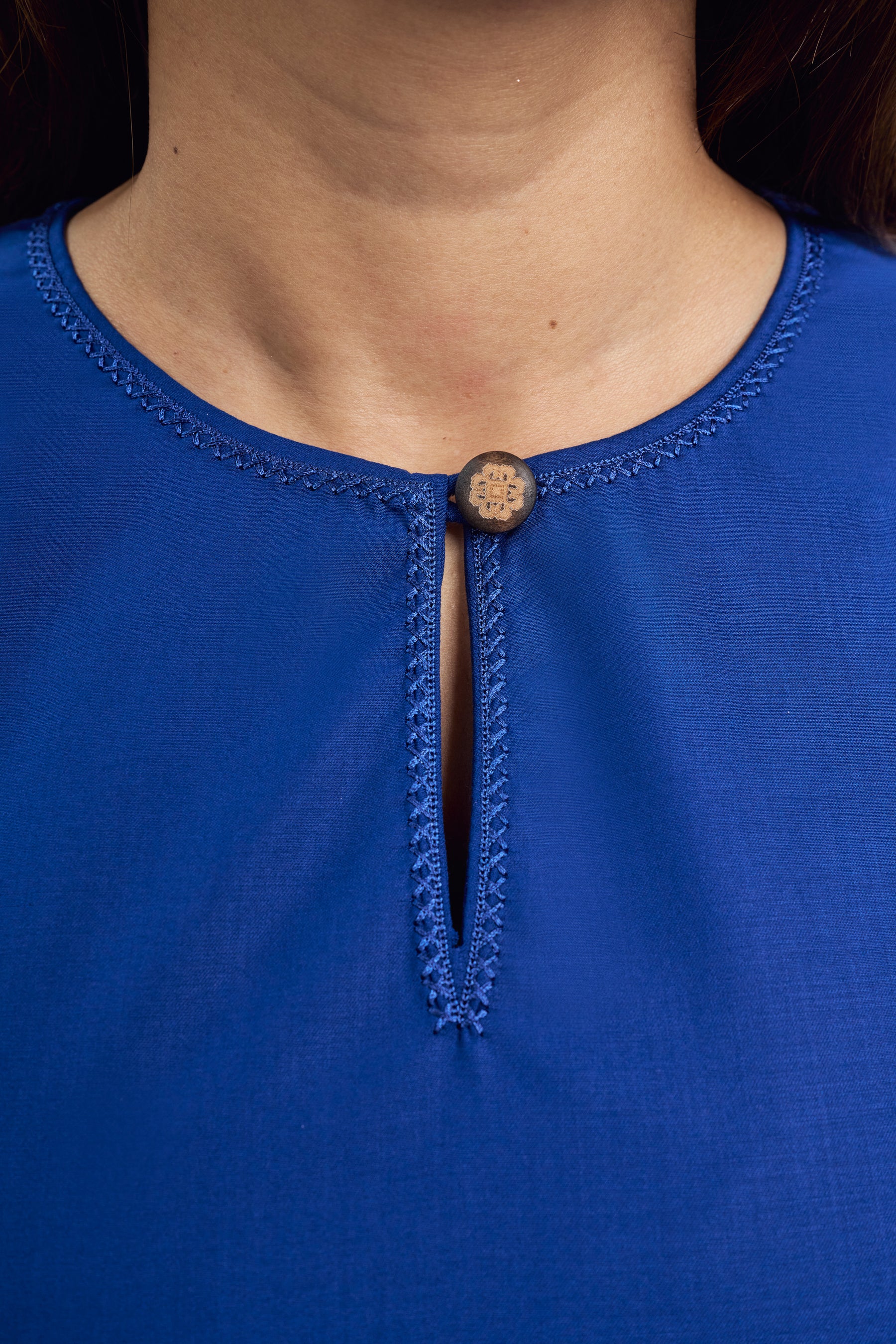 Patawali Baju Kurung - Royal Blue