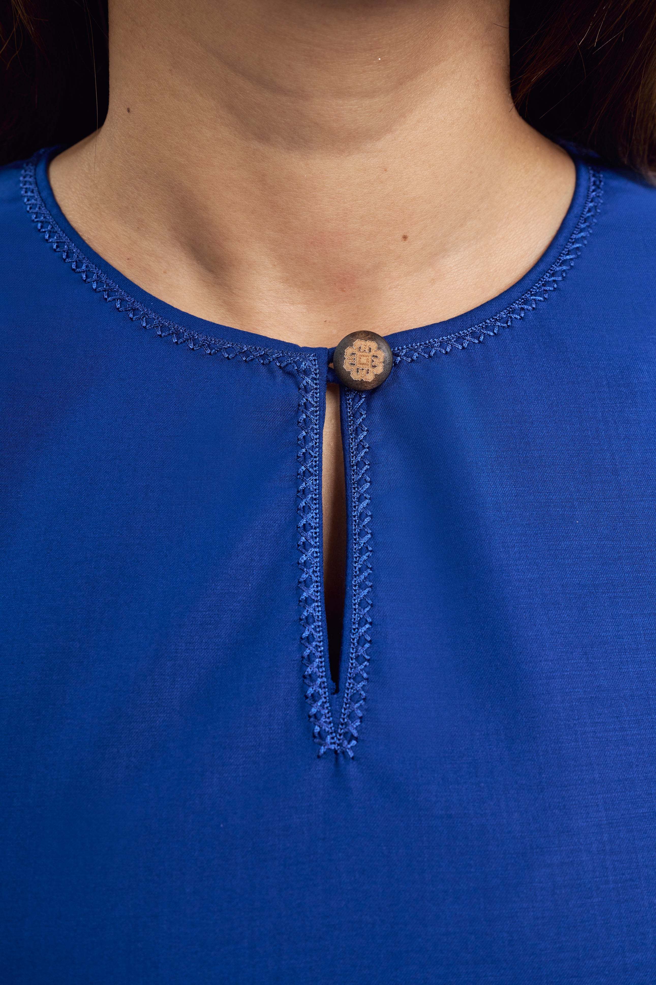 Patawali Baju Kurung - Royal Blue