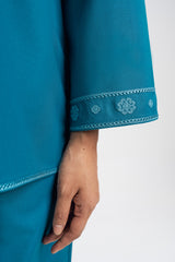 Patawali Baju Kurung - Turquoise