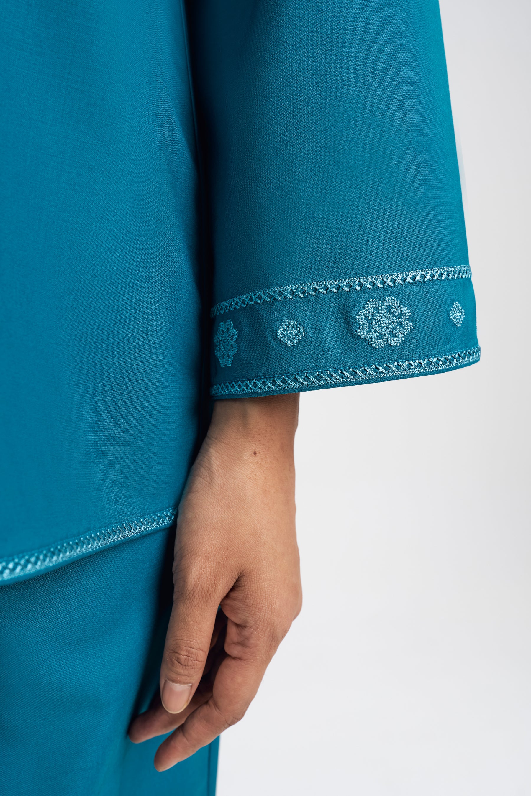 Patawali Baju Kurung - Turquoise