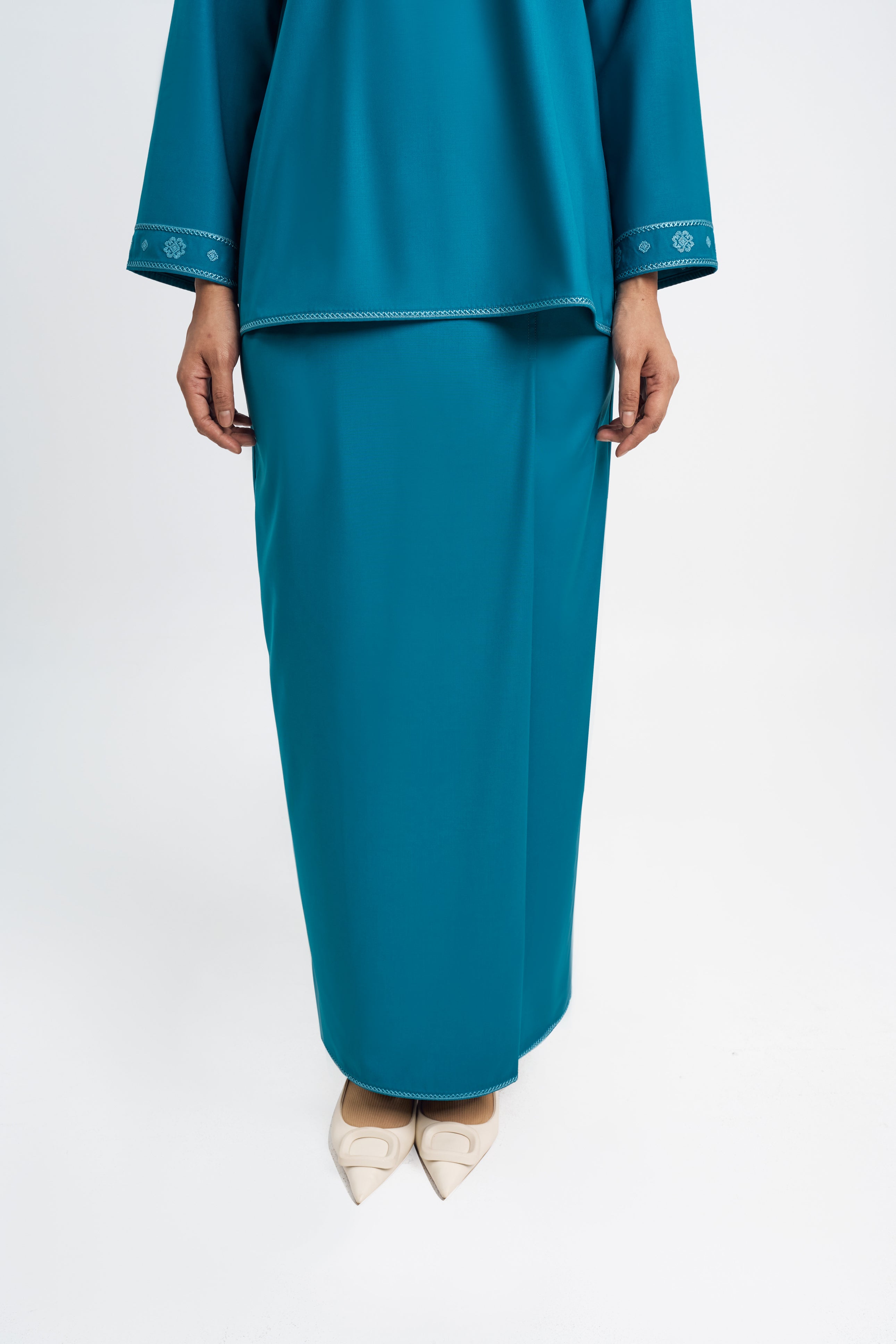 Patawali Baju Kurung - Turquoise