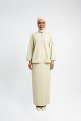 Patawali Baju Kurung - Honeydew