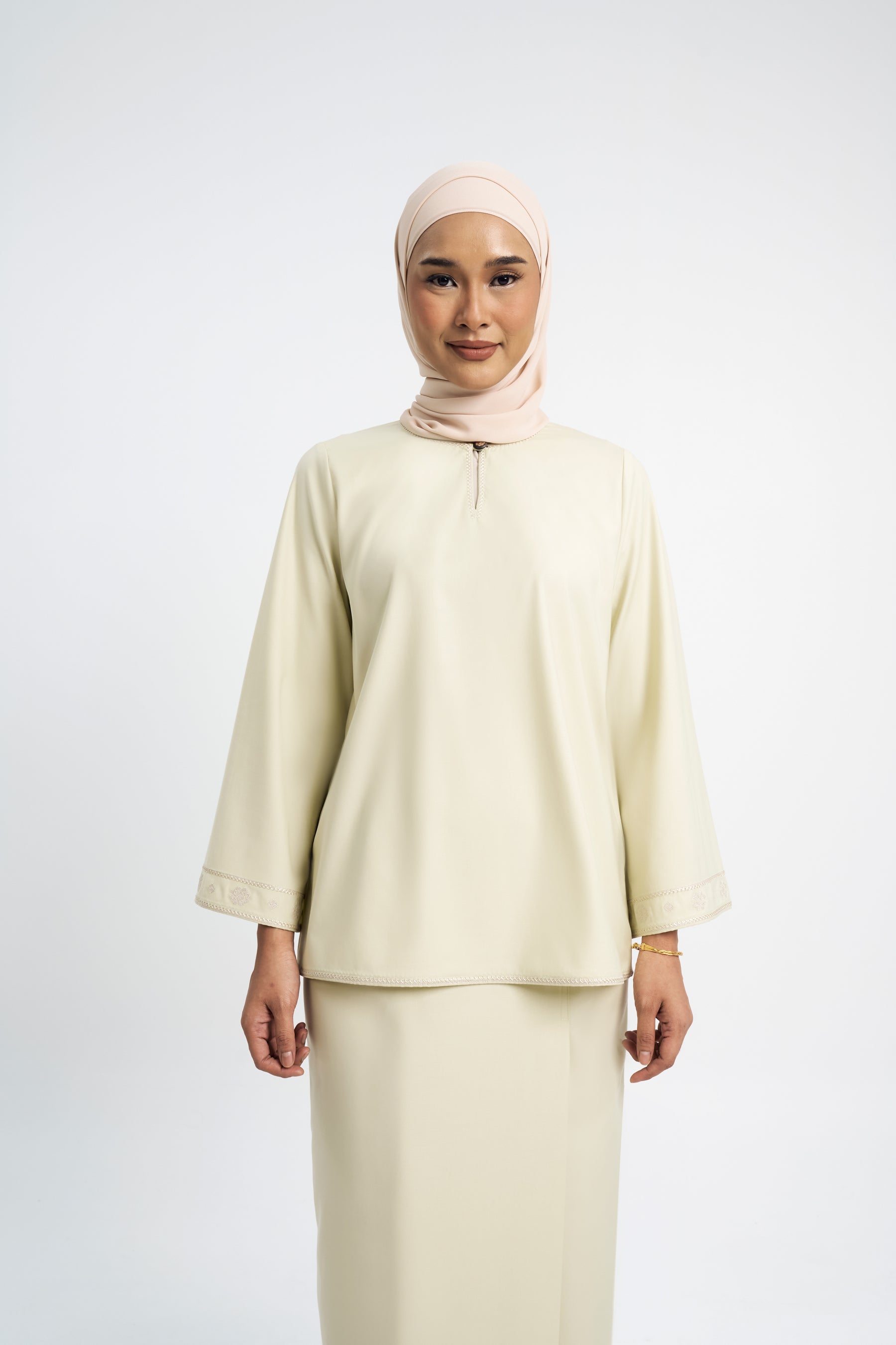 Patawali Baju Kurung - Honeydew