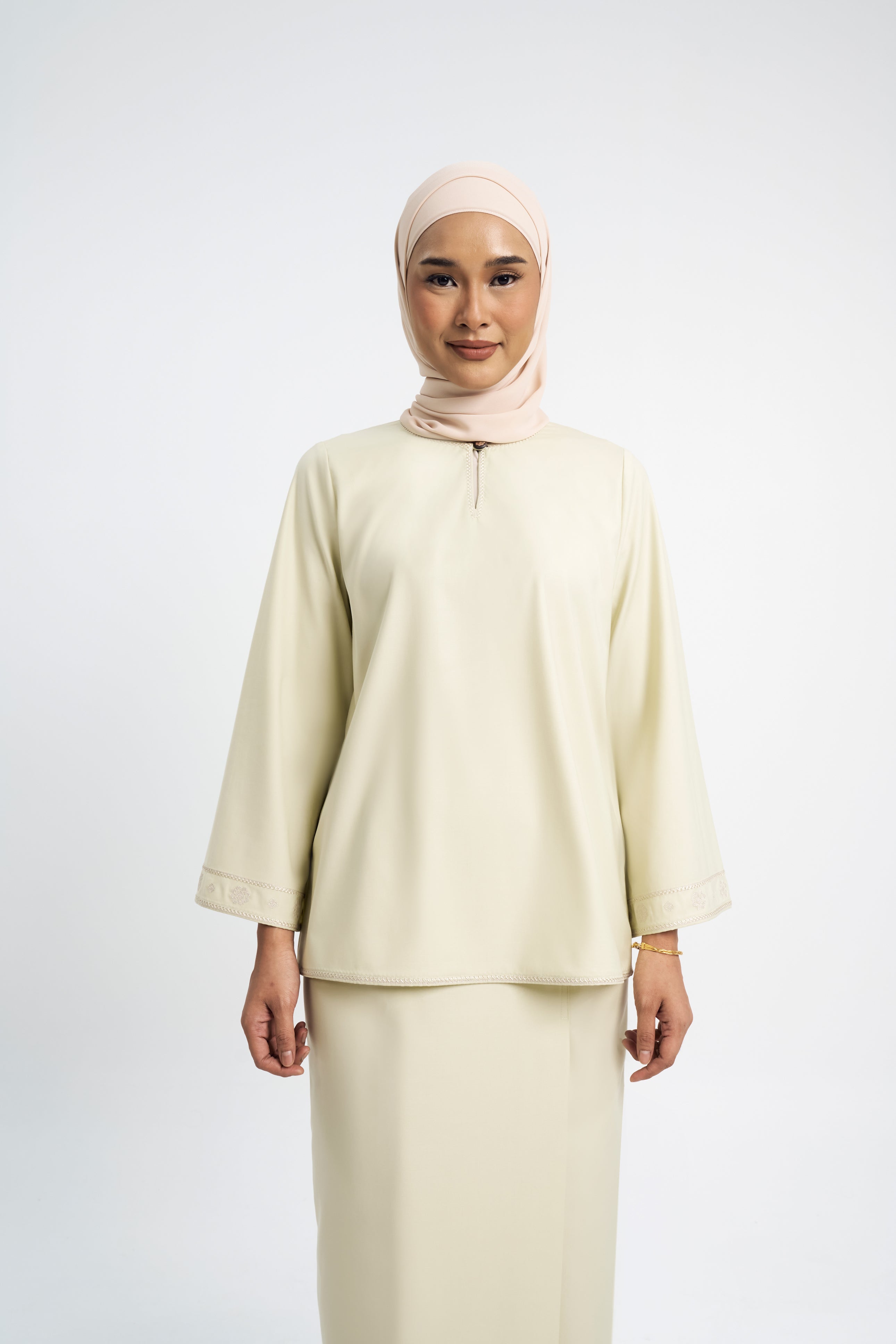 Patawali Baju Kurung - Honeydew