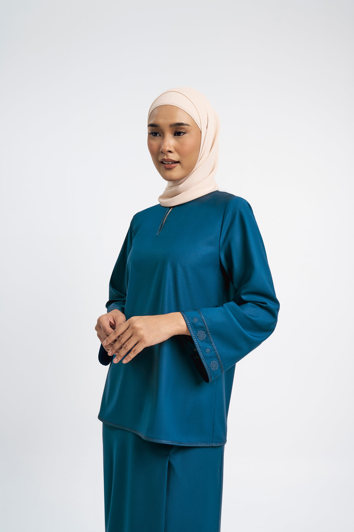 Patawali Baju Kurung - Deep Teal