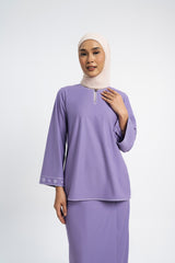 Patawali Baju Kurung - Purple Yam