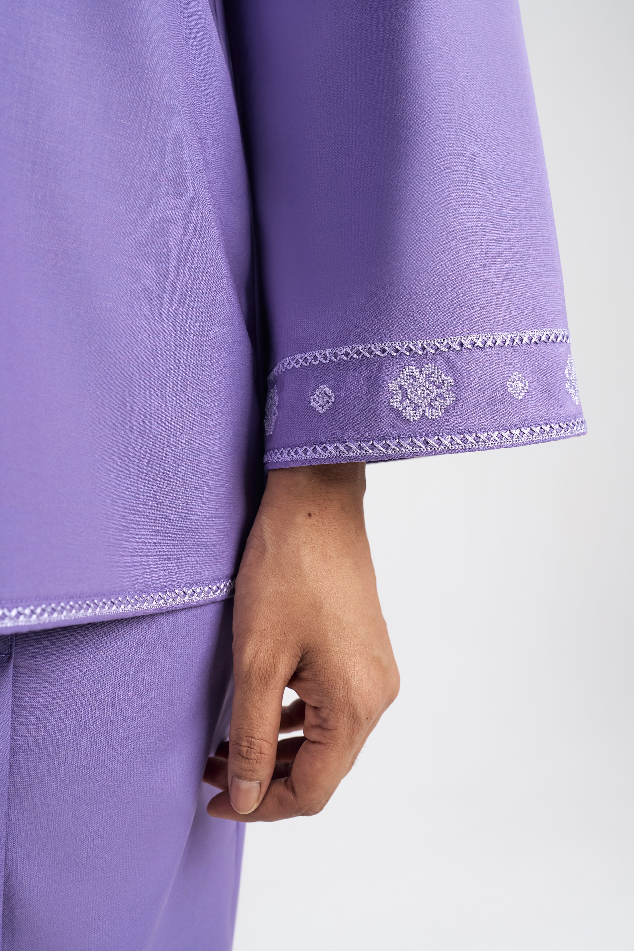 Patawali Baju Kurung - Purple Yam