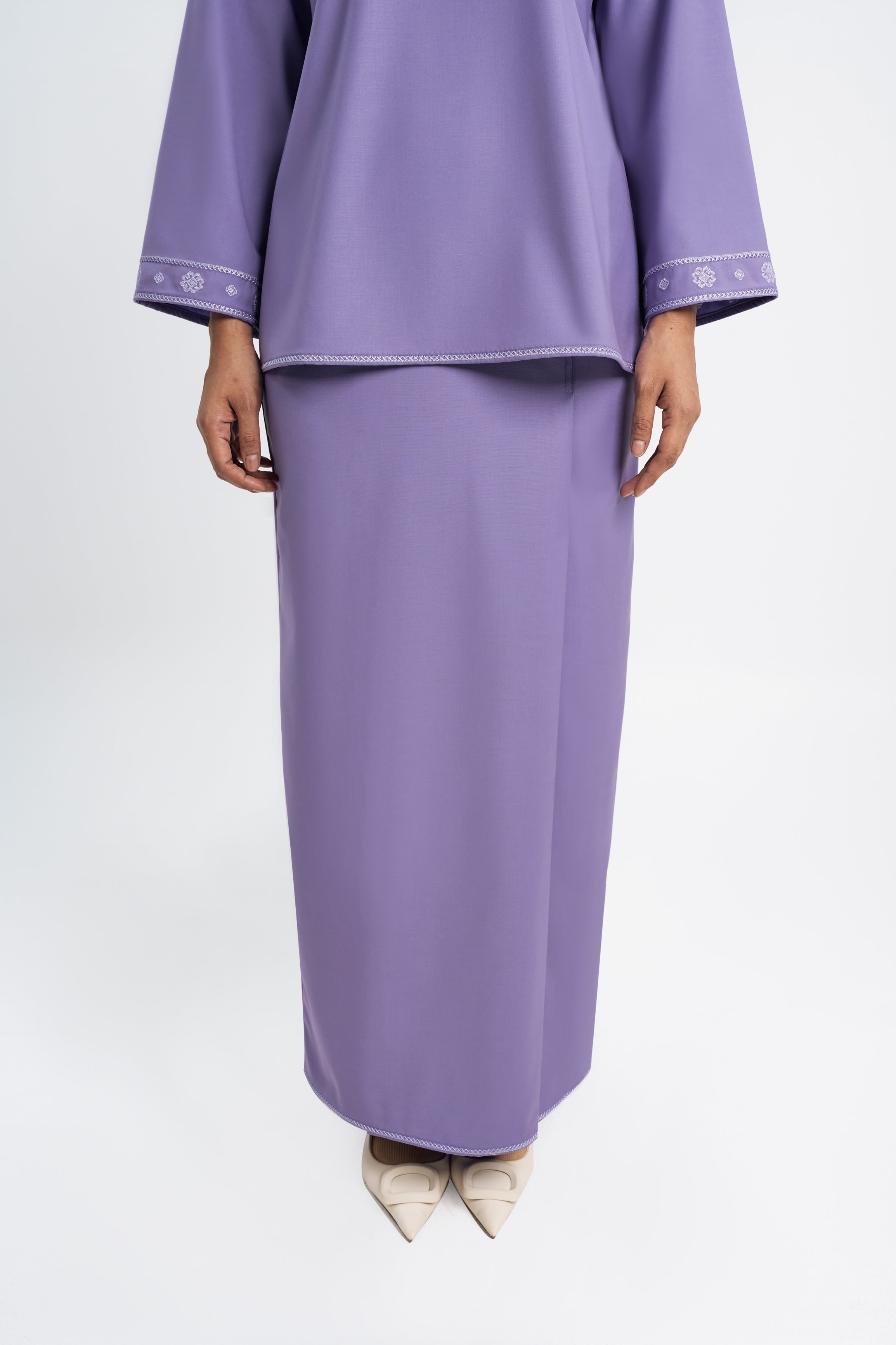 Patawali Baju Kurung - Purple Yam