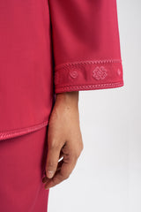 Patawali Baju Kurung - Rose Red