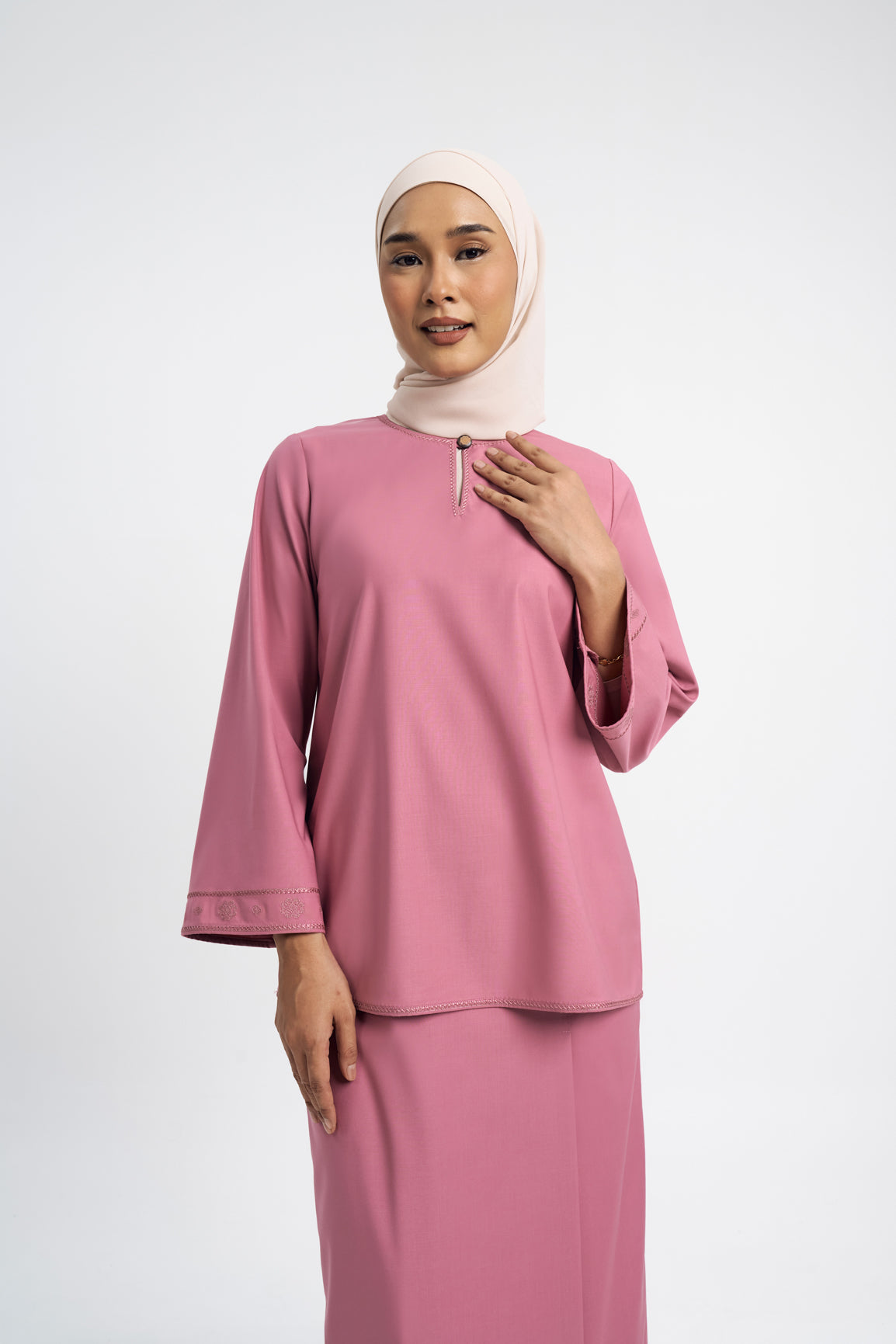 Patawali Baju Kurung - Pink Belacan