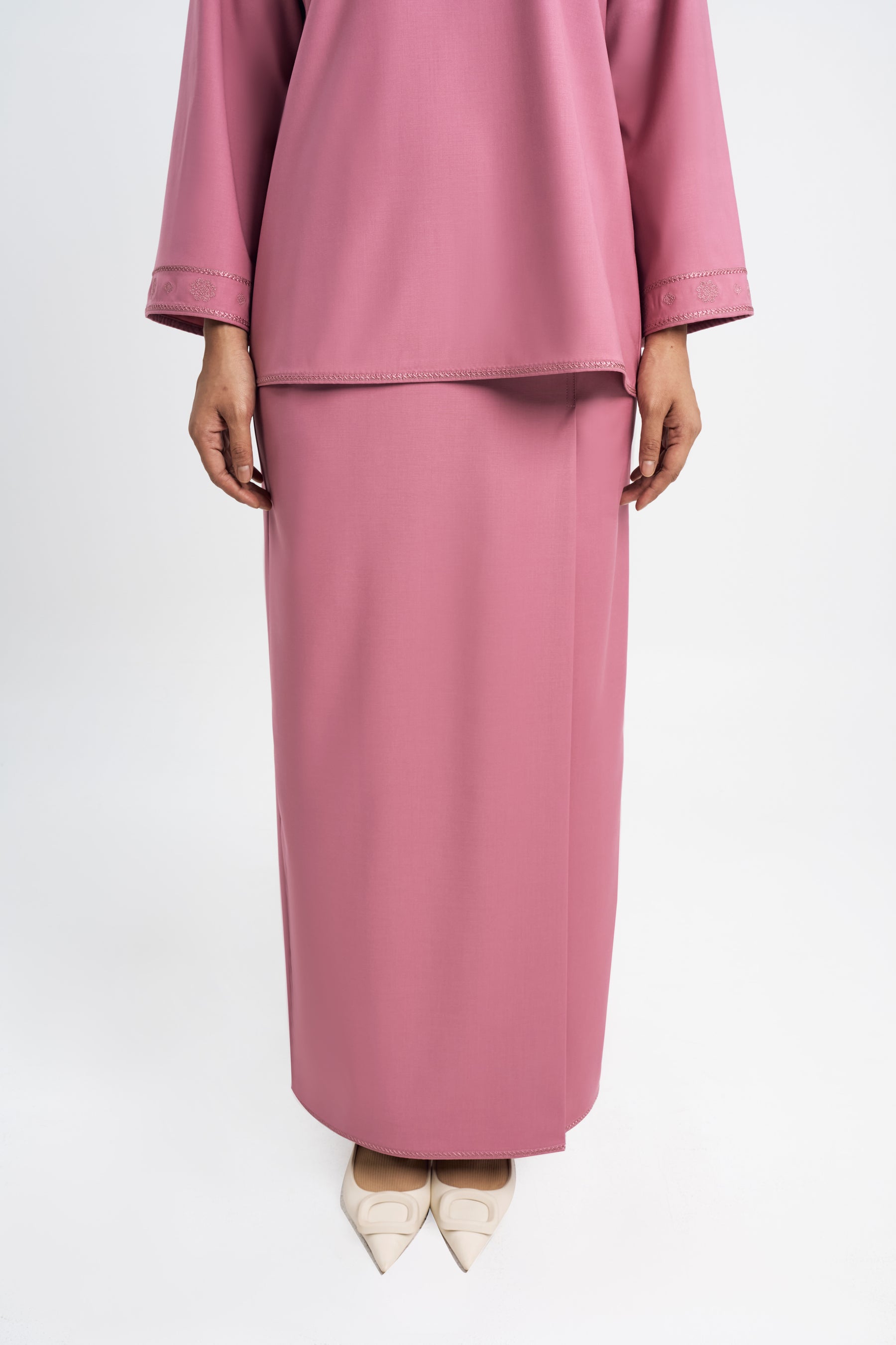 Patawali Baju Kurung - Pink Belacan