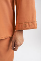 Patawali Baju Kurung - Apricot