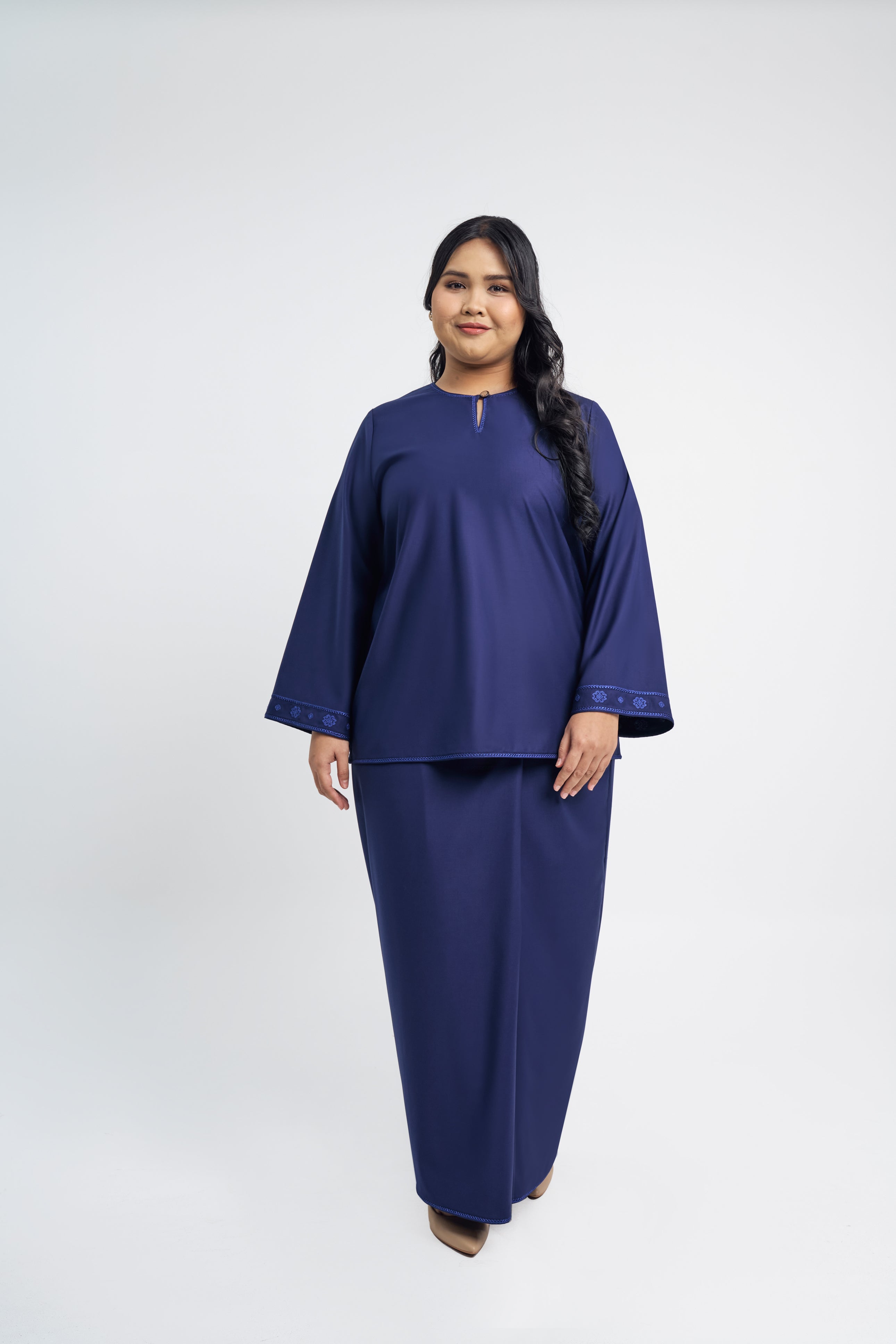 Patawali Baju Kurung - Dark Navy