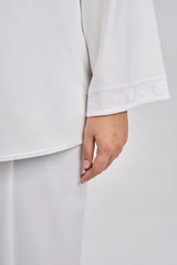 Patawali Baju Kurung - Antique White