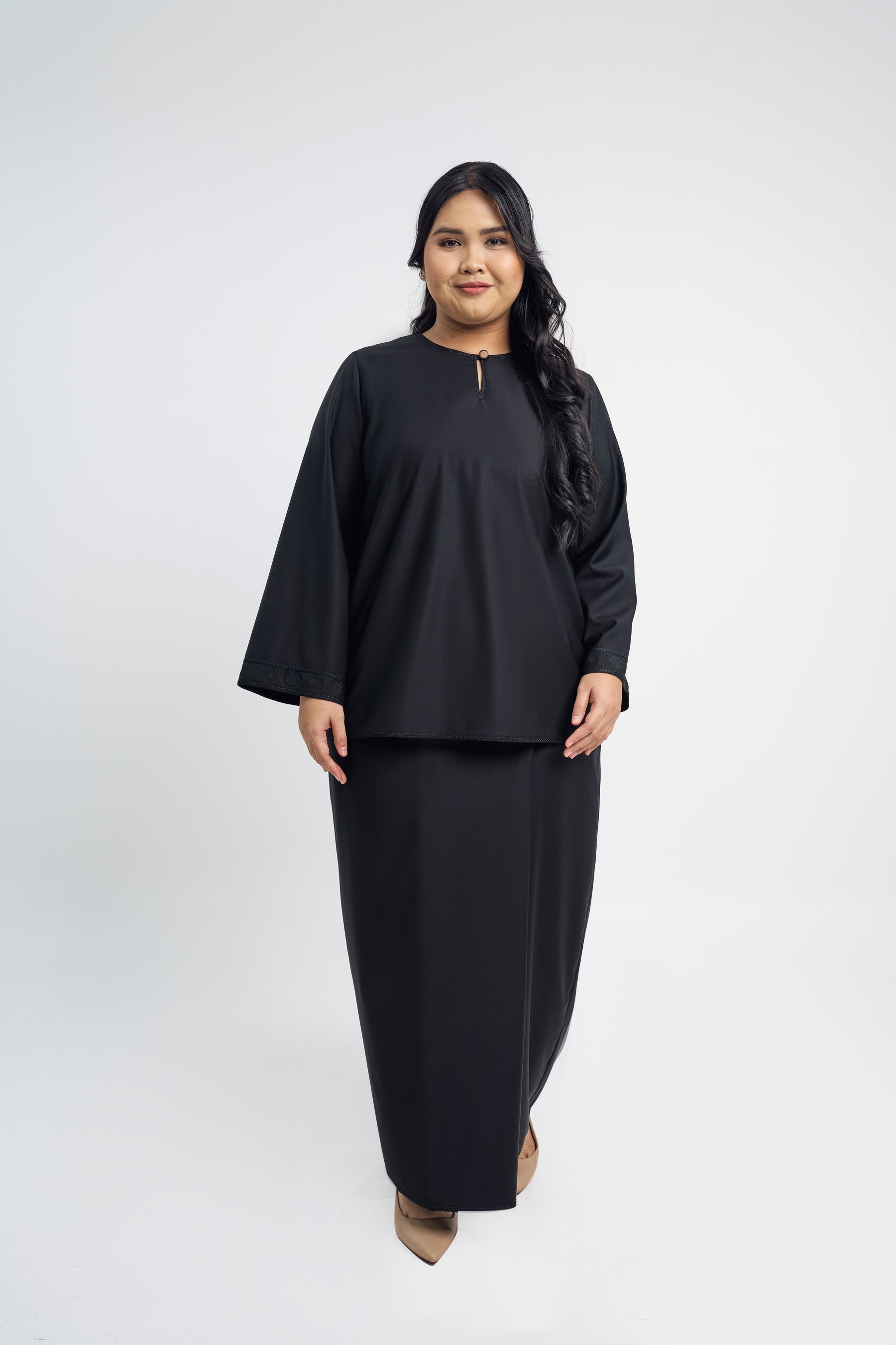 Patawali Baju Kurung - Opal Black