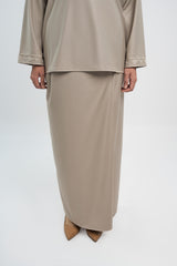 Patawali Baju Kurung - Light Olive