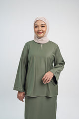 Patawali Baju Kurung - Pickle Green