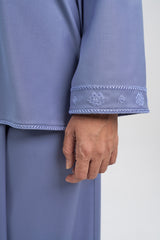 Patawali Baju Kurung - Stone Blue