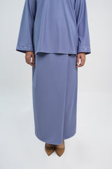 Patawali Baju Kurung - Stone Blue