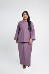 Patawali Baju Kurung - Dusty Lilac