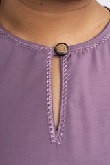 Patawali Baju Kurung - Dusty Lilac