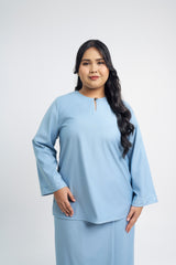 Patawali Baju Kurung - Light Blue