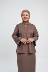 Patawali Baju Kurung - Espresso