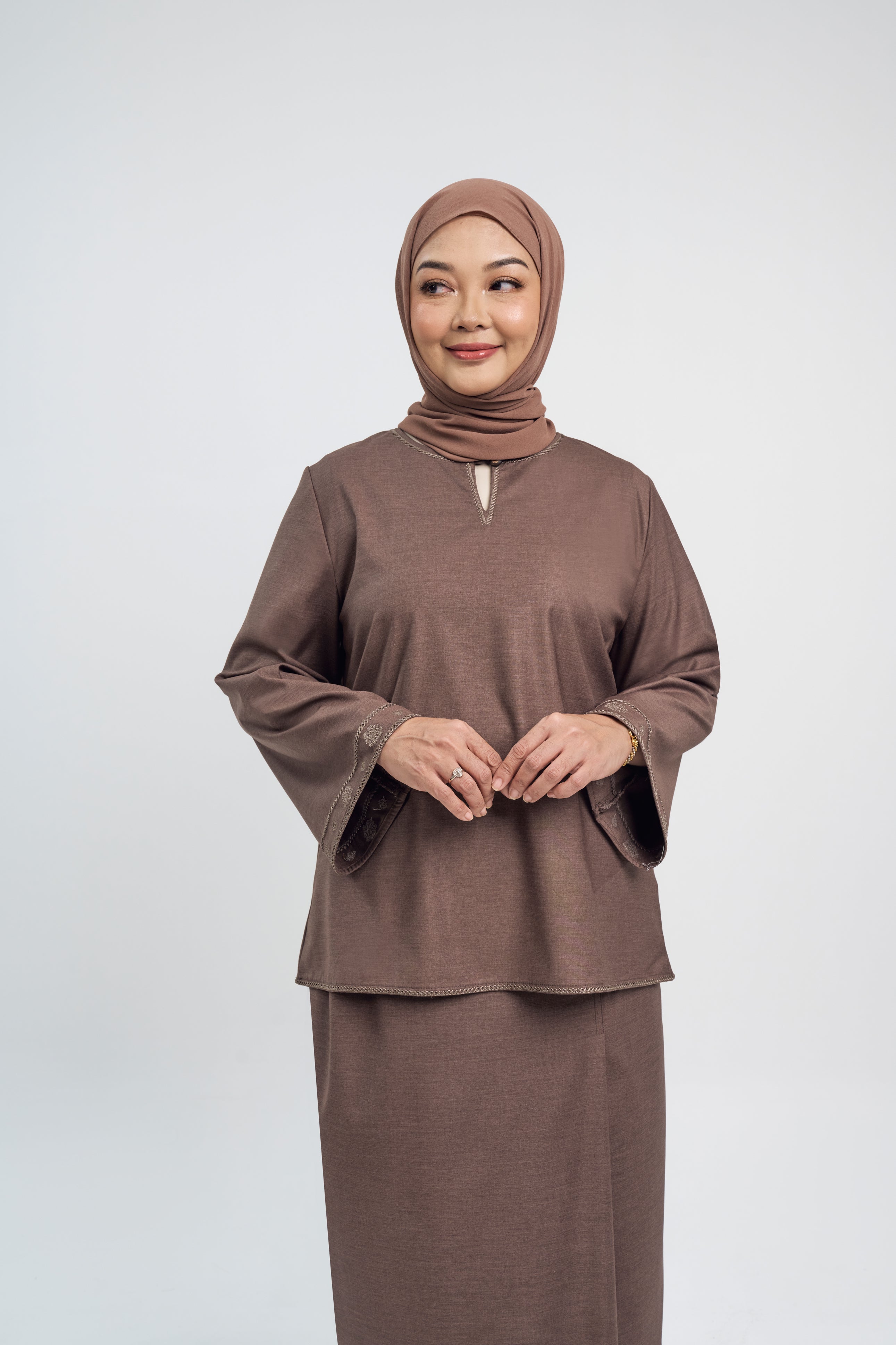 Patawali Baju Kurung - Espresso