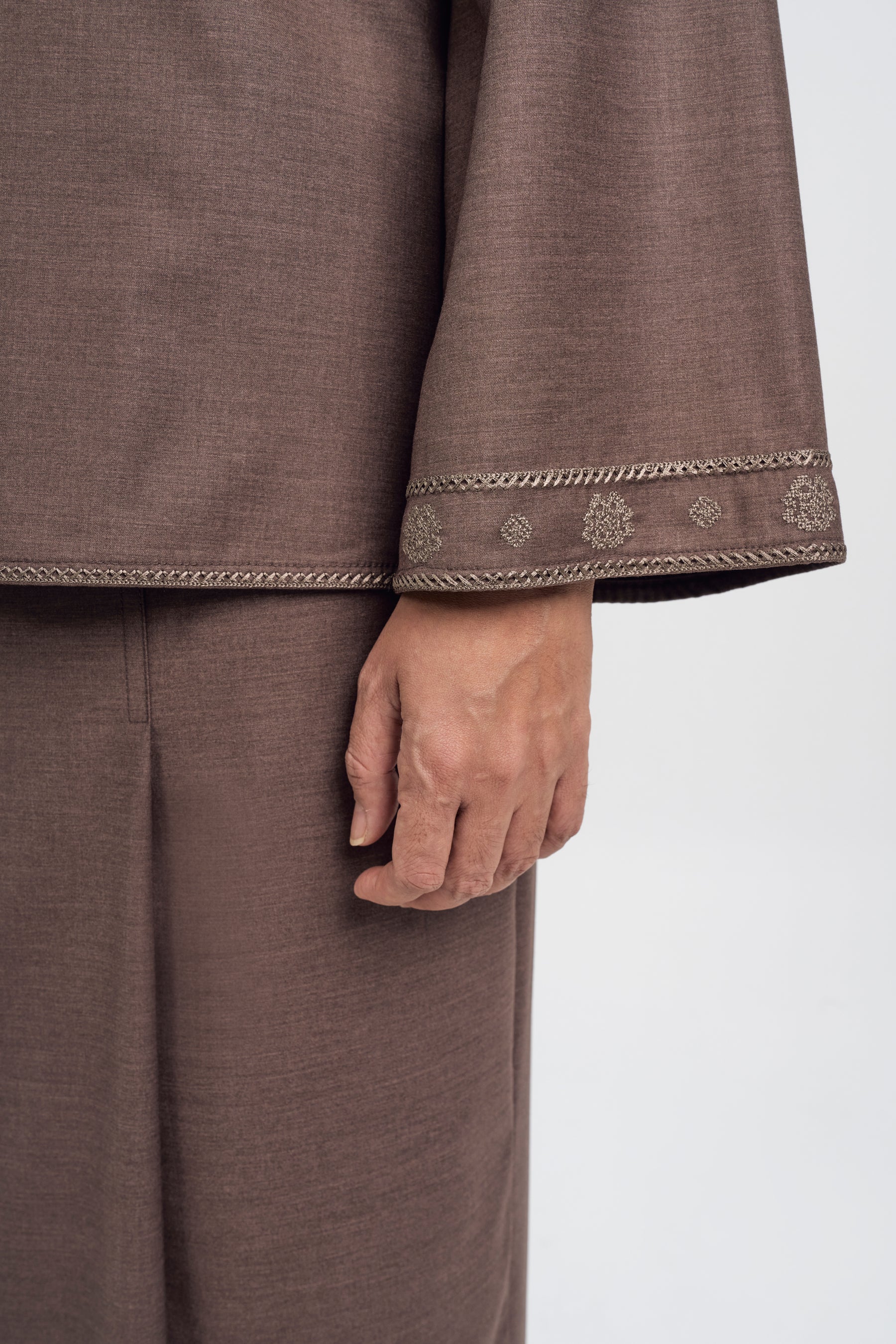 Patawali Baju Kurung - Espresso