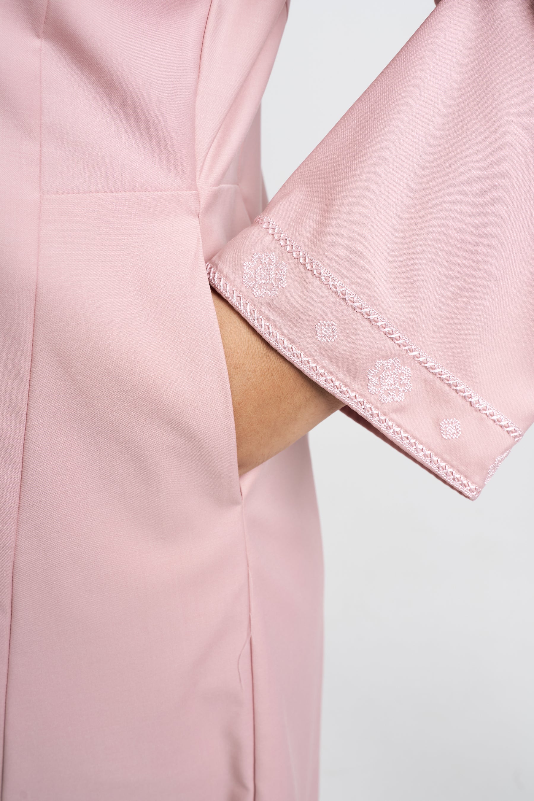 Patawali Baju Kurung Riau - Soft Pink