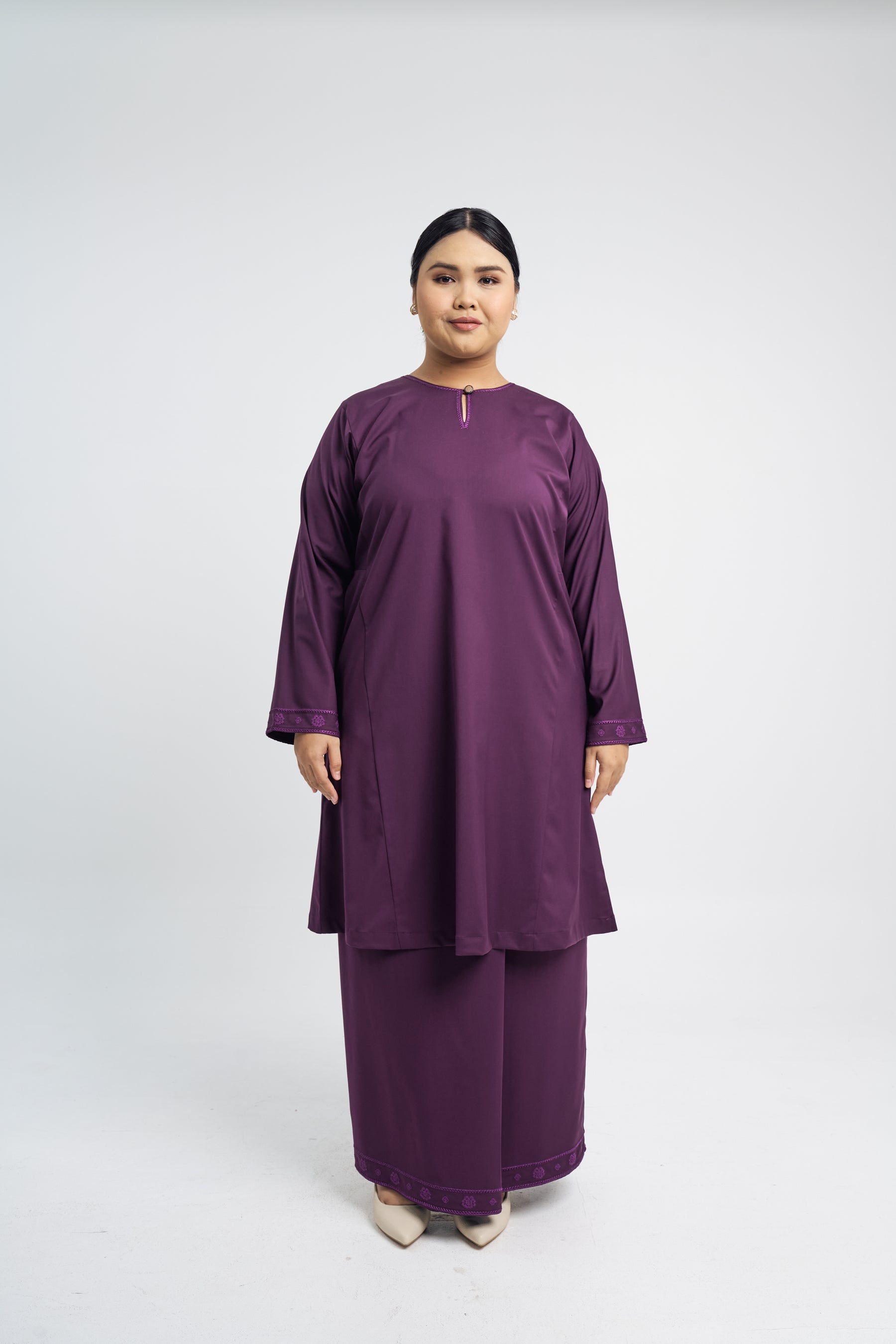 Patawali Baju Kurung Riau - Dark Purple