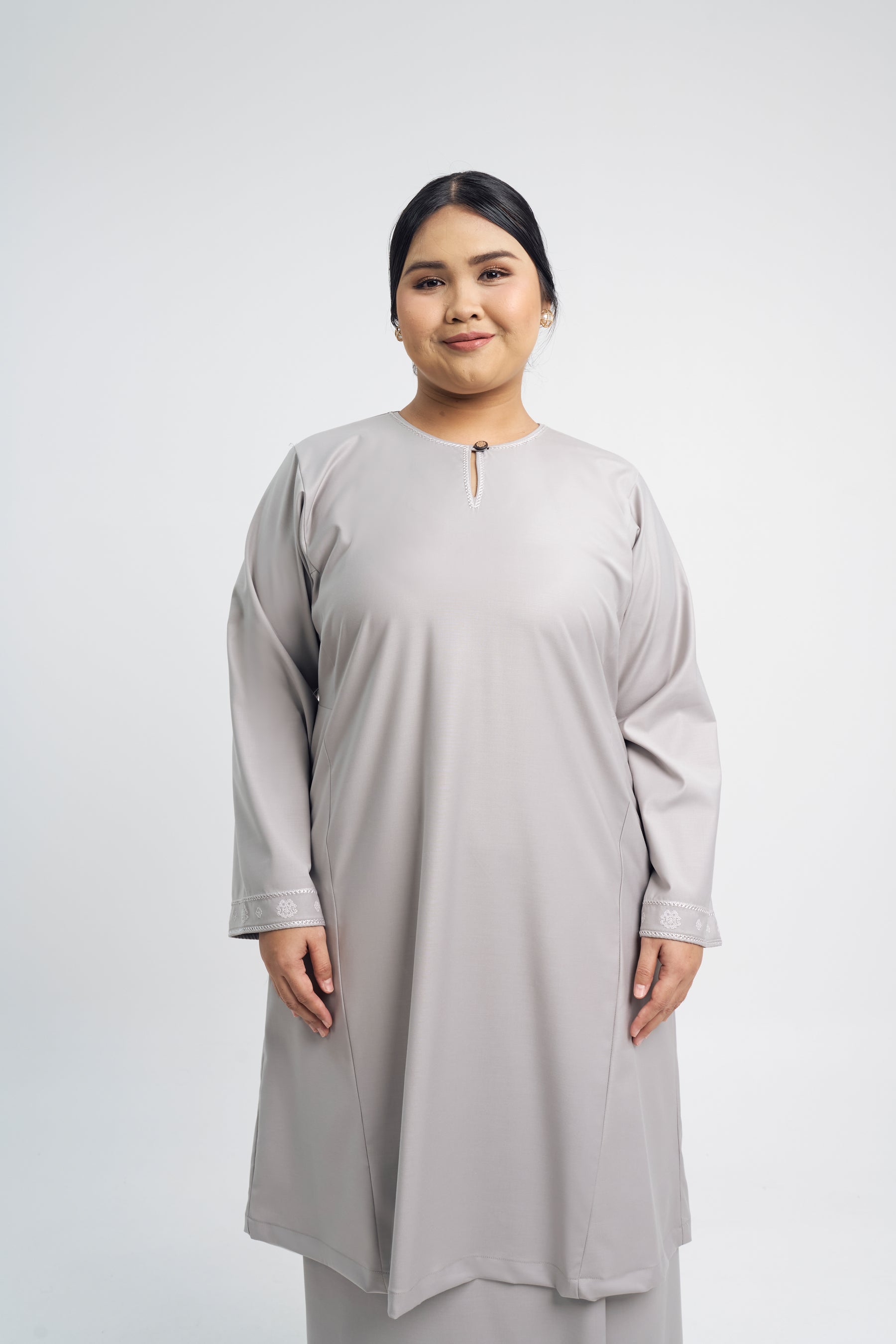 Patawali Baju Kurung Riau - Ash Grey