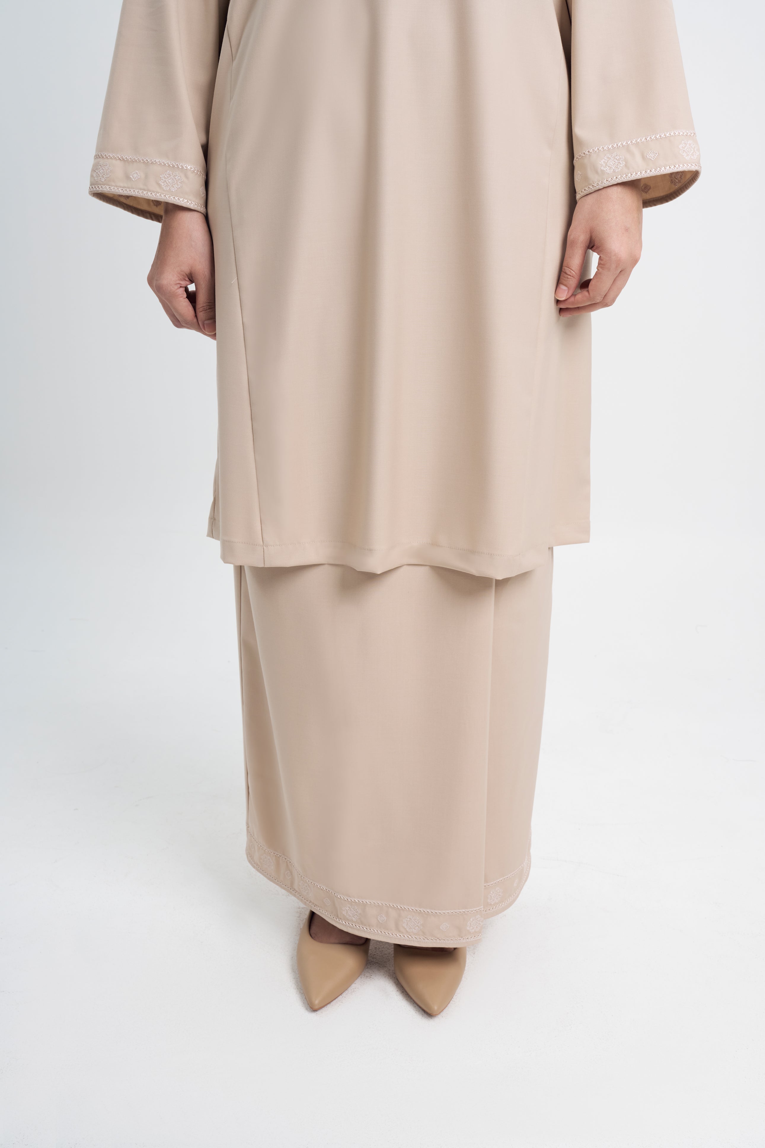 Patawali Baju Kurung Riau - Beige