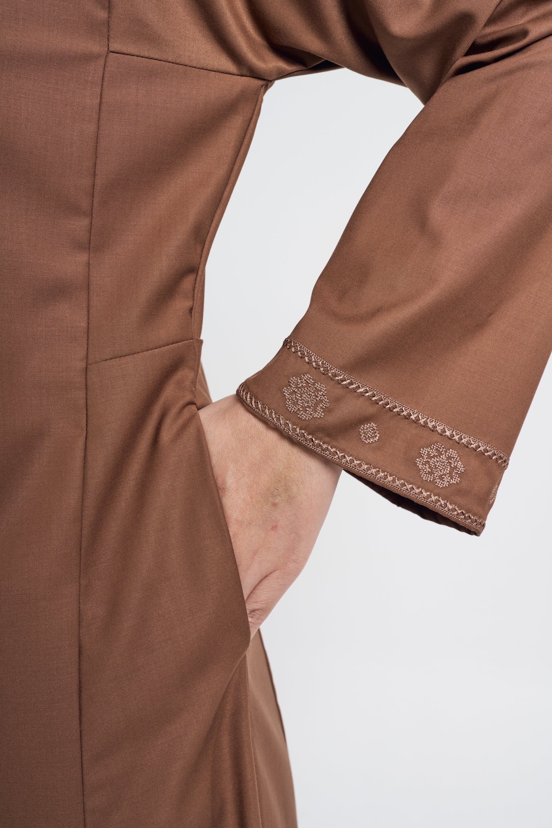 Patawali Baju Kurung Riau - Coffee Brown