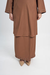 Patawali Baju Kurung Riau - Coffee Brown